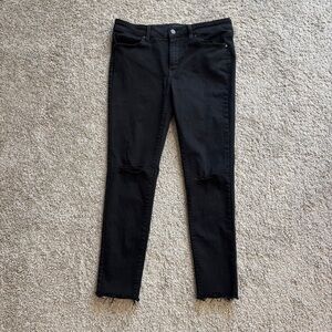 Uniqlo Size 30 Black Ultra Stretch Skinny Jeans